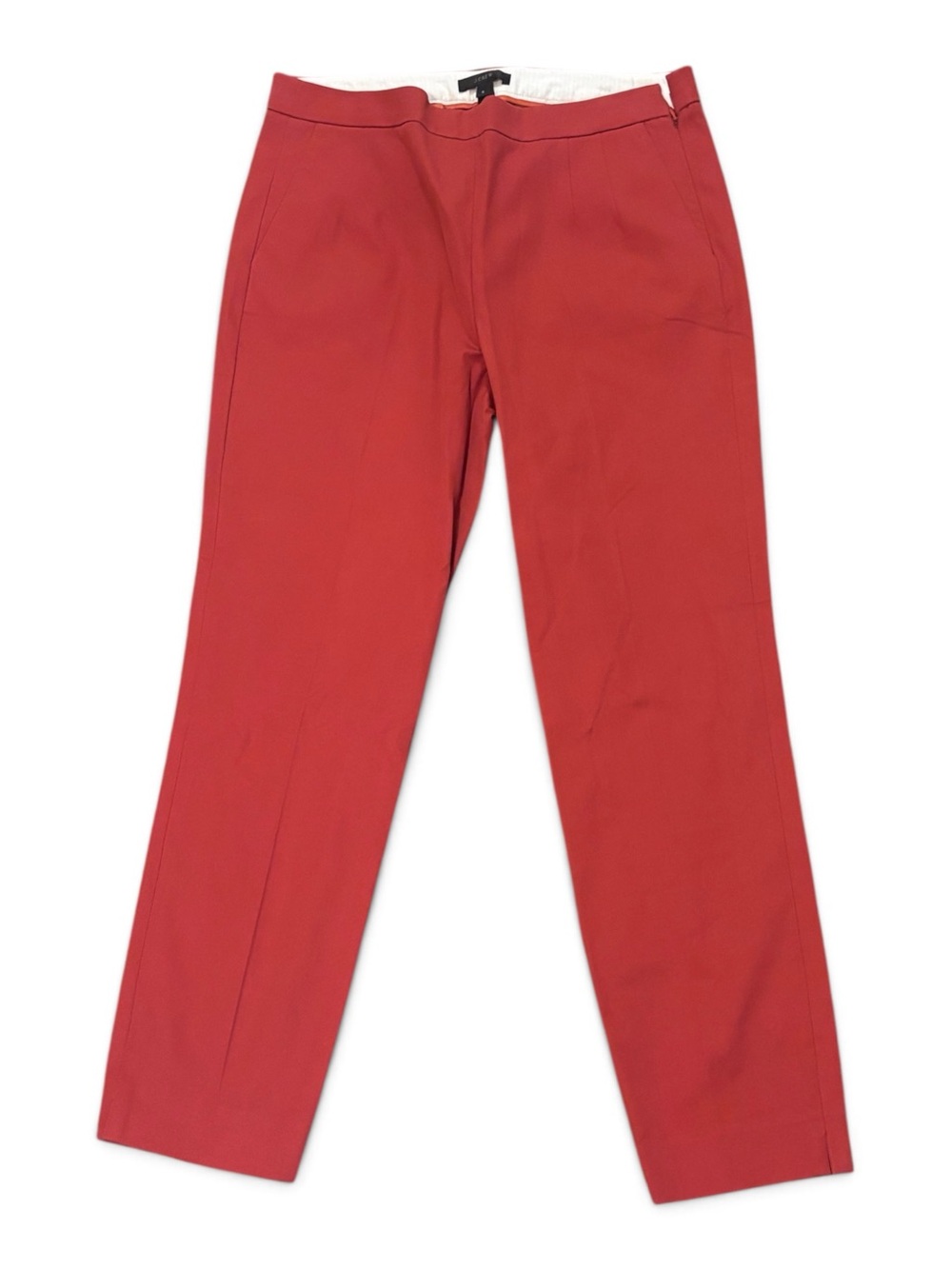 J.Crew Burnt Orange Ankle Pants Size 8 Office Workwear Terracotta Trousers